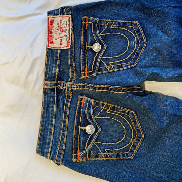 Dark blue true religion denim jeans - Picture 1 of 5